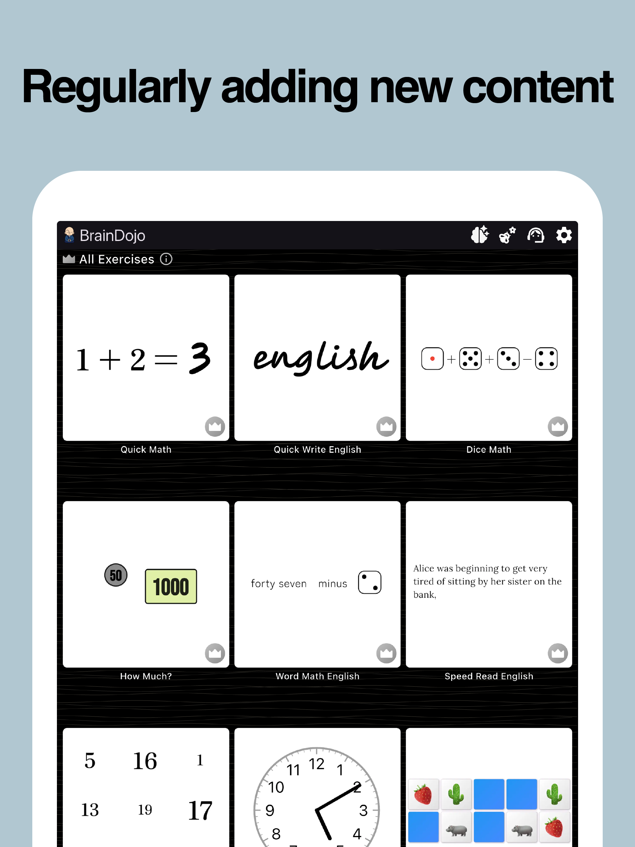 BrainDojo Screenshots iPad3