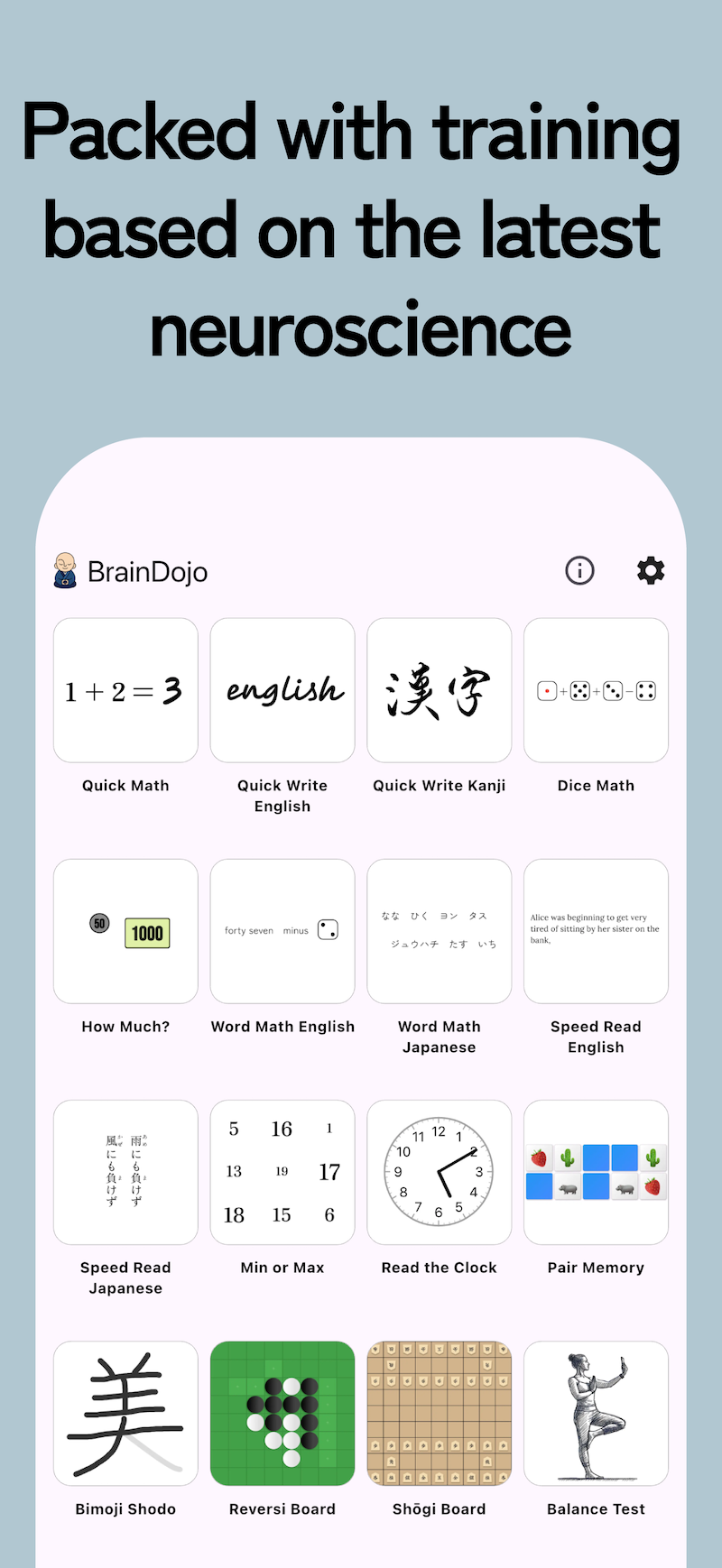 BrainDojo Screenshots iPhone1