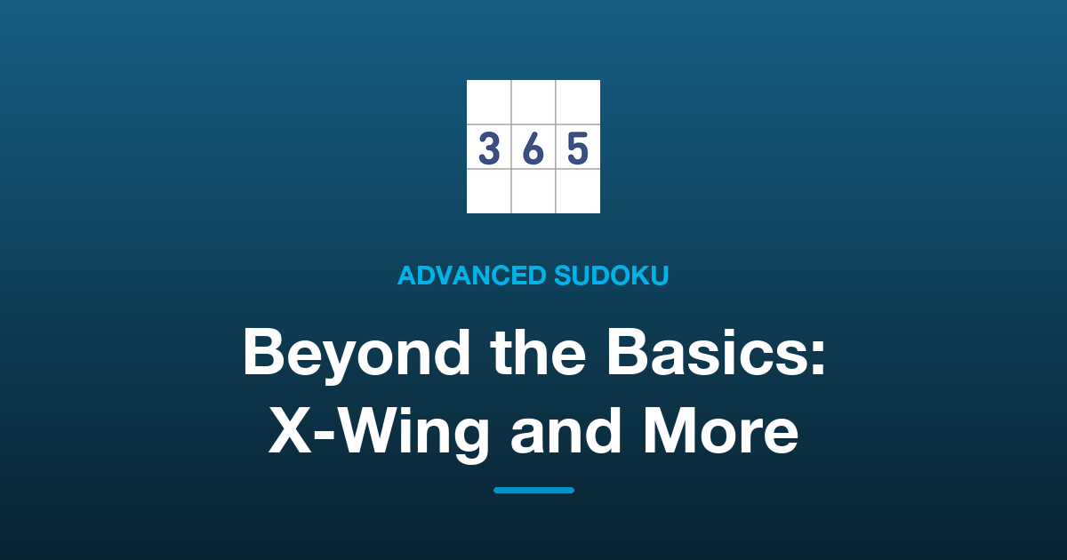 Advanced Sudoku Techniques: Reservations, X-Wing and More