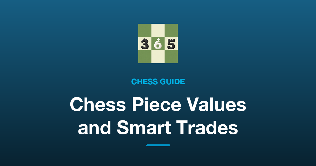 Chess Piece Values and How to Think About Trades