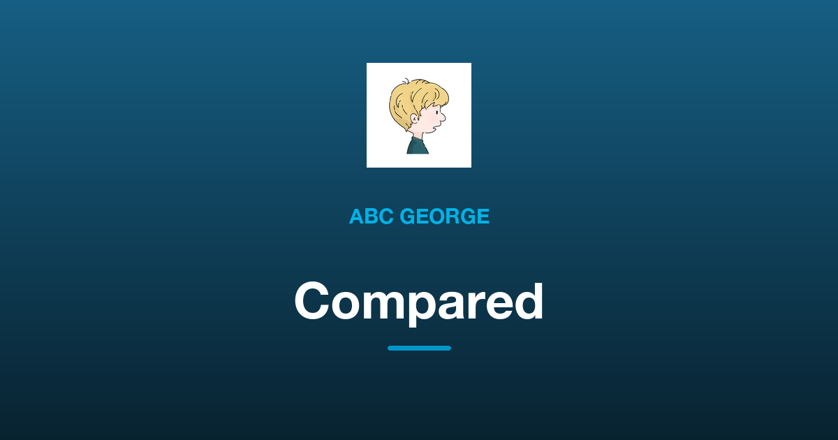 ABC George vs Other Ways to Read English Books