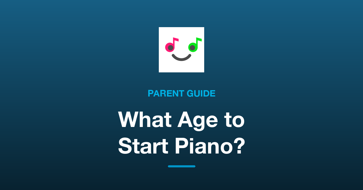 What Age Should a Child Start Piano?
