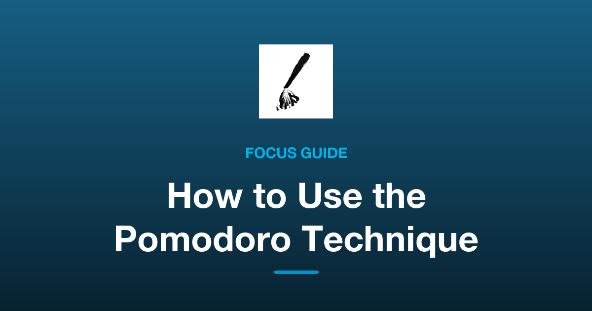 How to Use the Pomodoro Technique, and How to Apply It to Tidying Up