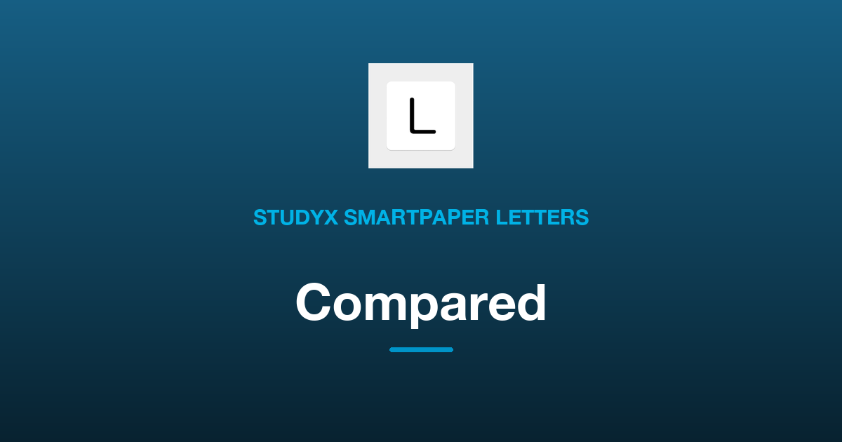 StudyX Smartpaper Letters vs Other Ways to Practice Handwriting