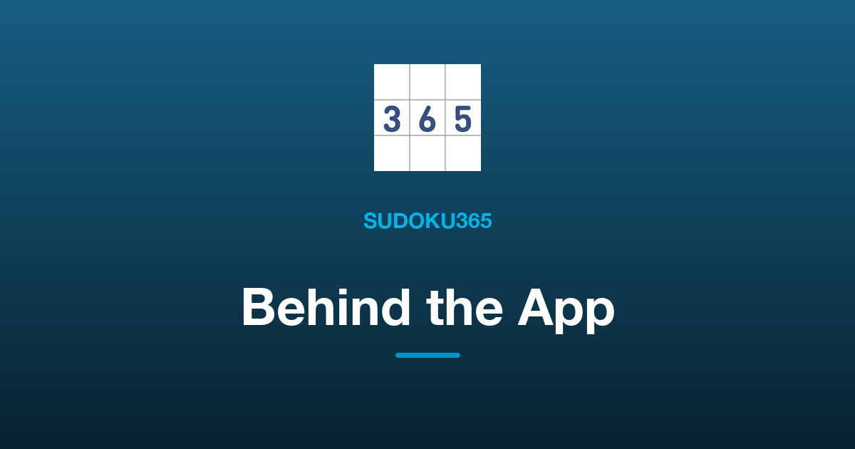 Why We Built Sudoku365